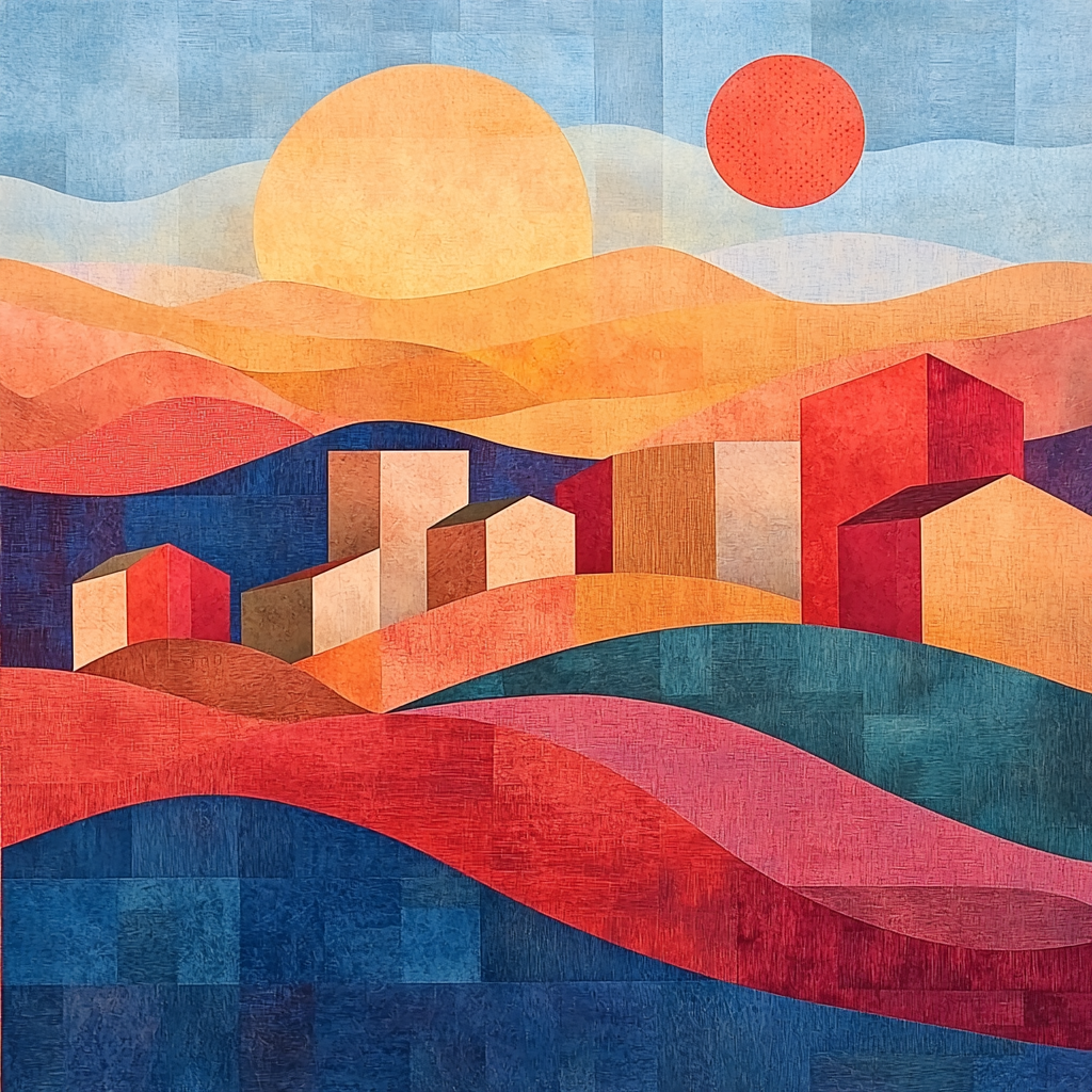 Paul Klee Inspired Rhythms Of The Horizon Painting Number Kit