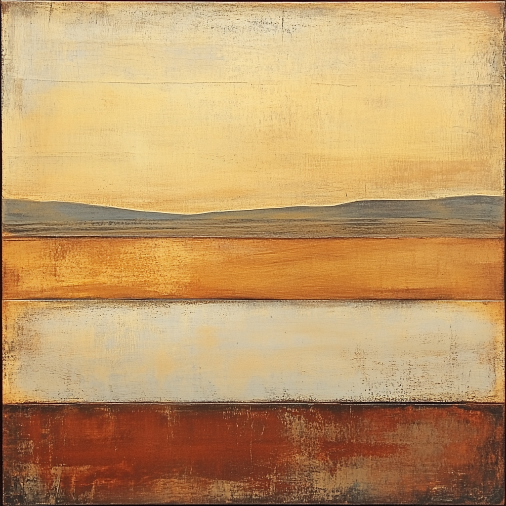 Mark Rothko Inspired Desert Memory Paint by numbers kits