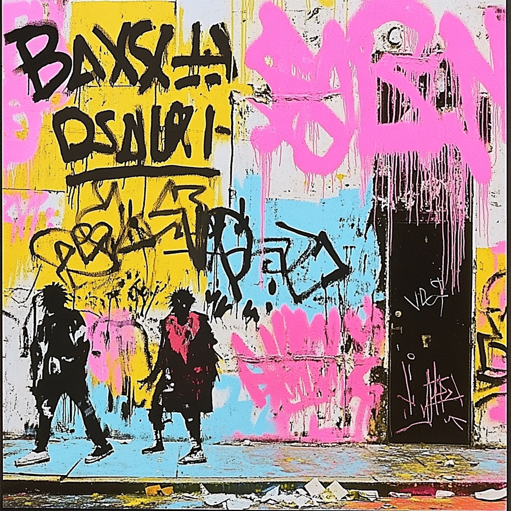 Jean-Michel Basquiat Inspired Urban Expression paint by number