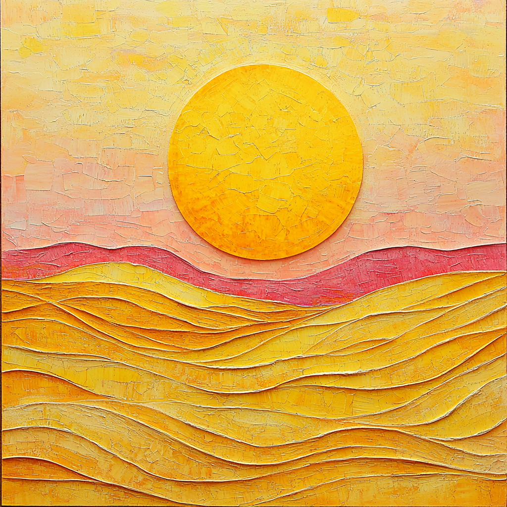 Michelangelo Inspired Glimmering Horizons Paint By Numbers Art