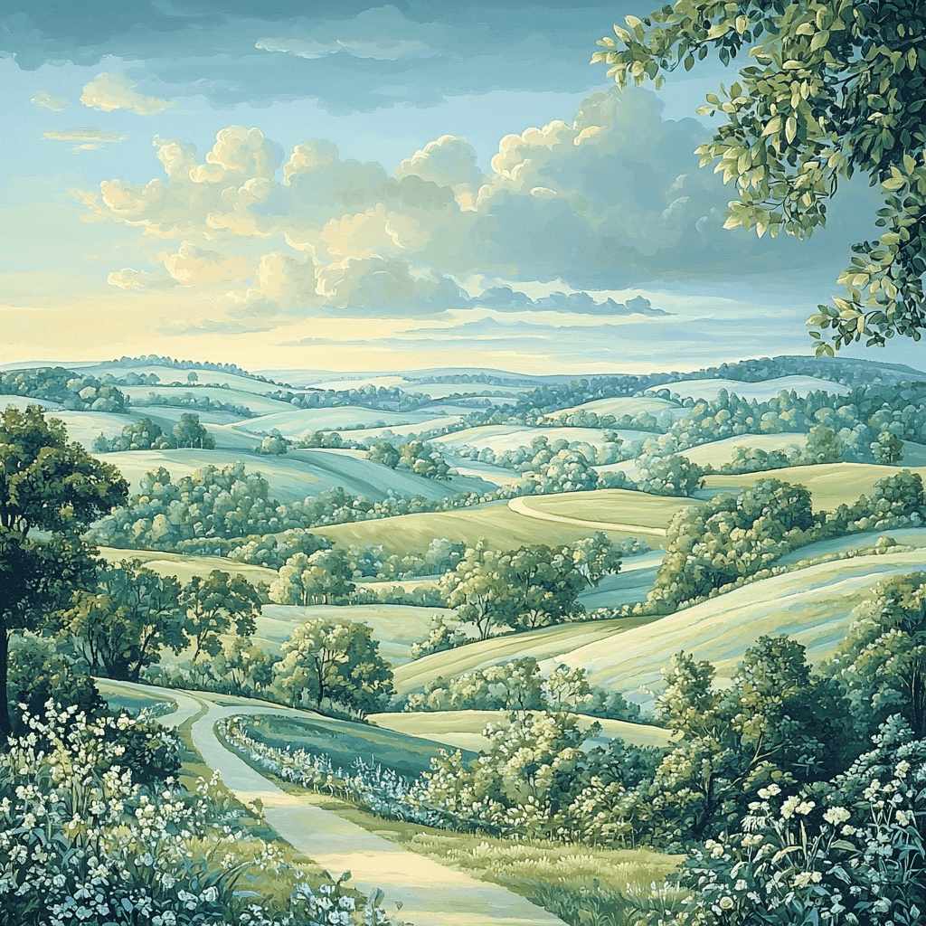Gainsborough Inspired Rural Reverie DIY Paint By Numbers