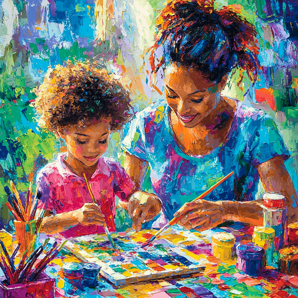 Creative Minds At Work Painting Number Kit