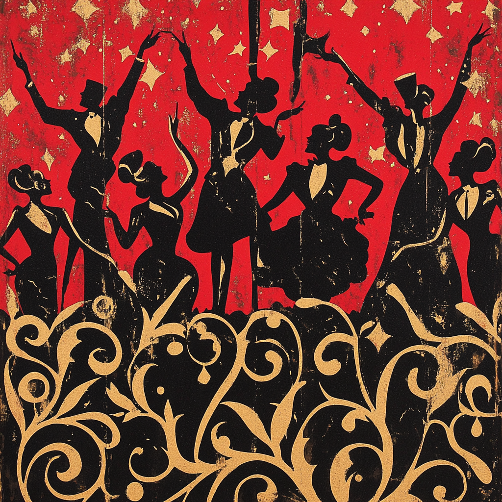 Henri De Toulouse Lautrec Inspired Night Club Paint by numbers kits