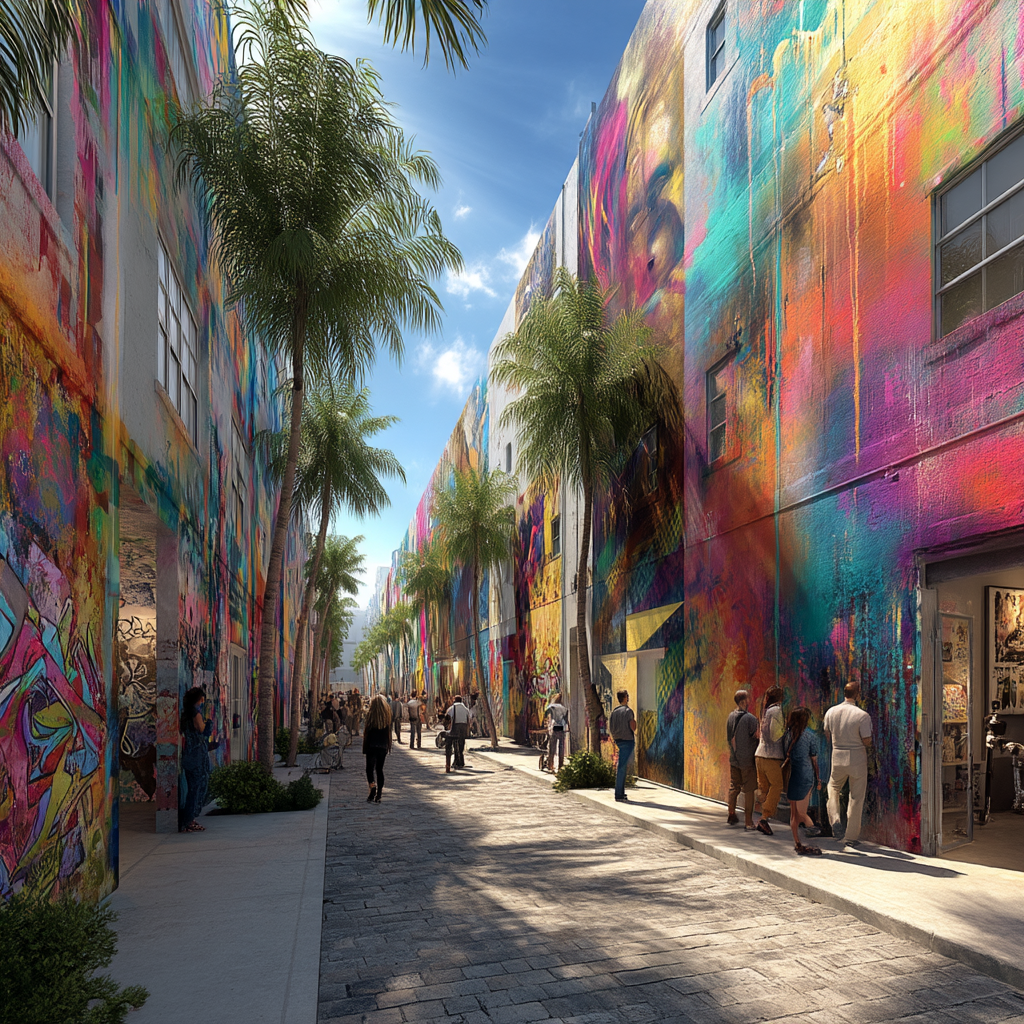Street Art Tour In Wynwood Paint By Color