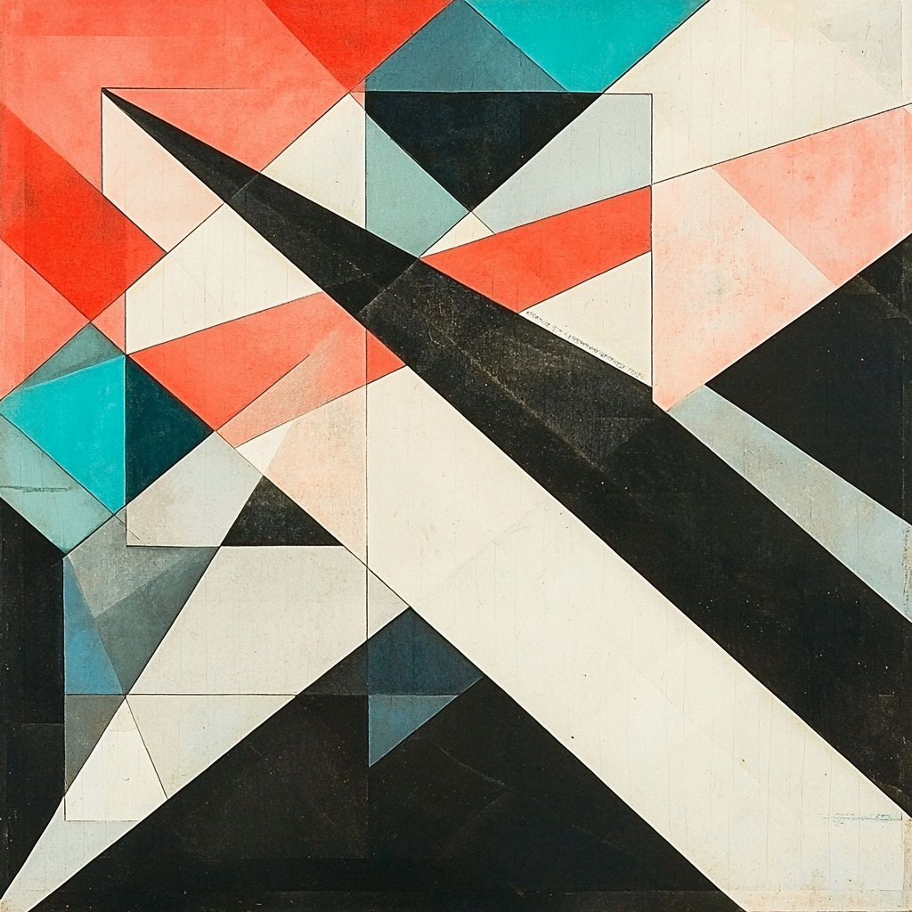 Kazimir Malevich Inspired Geometric Exploration Paint By Numbers Kits