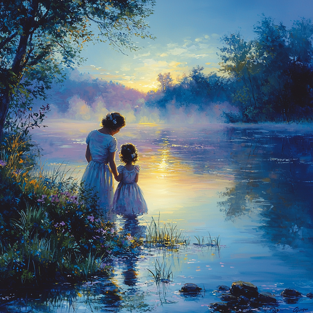 Tender Dawn Connections Paint By Numbers Art