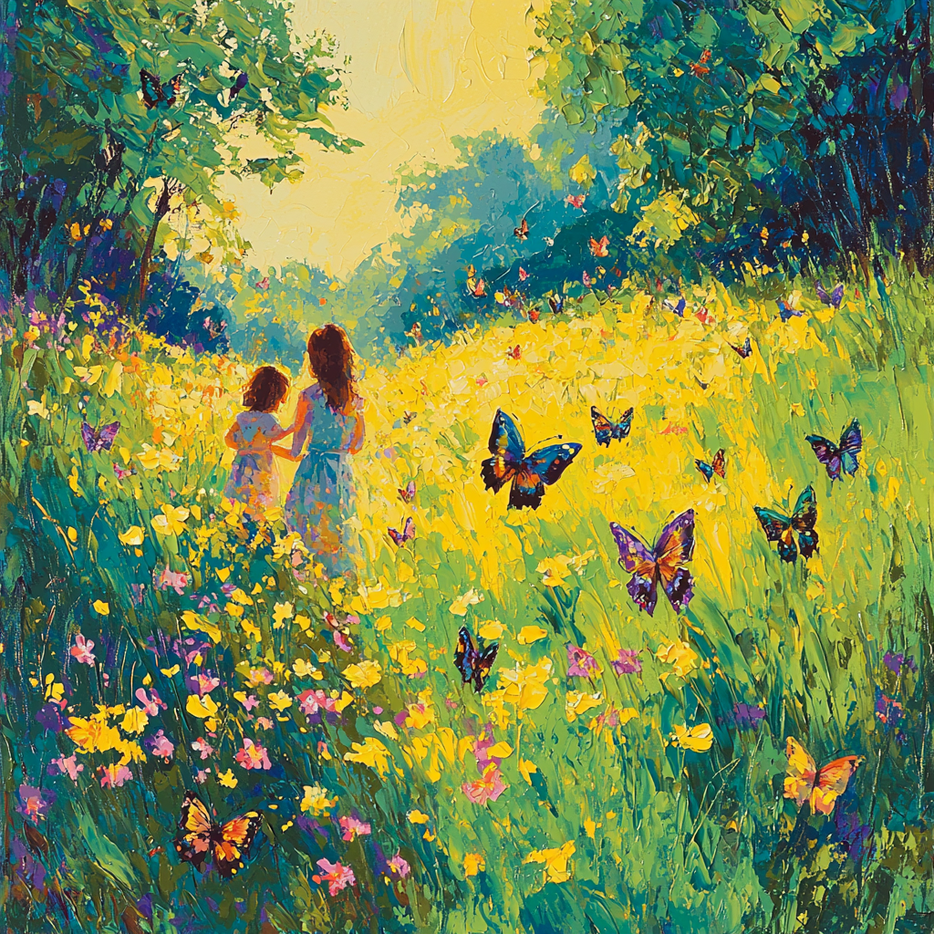 Bonds Among Butterflies DIY Paint By Numbers