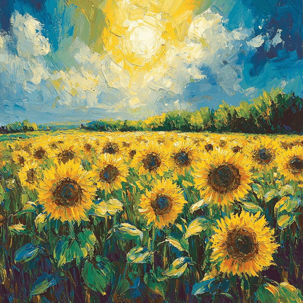Vincent Van Gogh Inspired A Day In The Sun Paint By Numbers