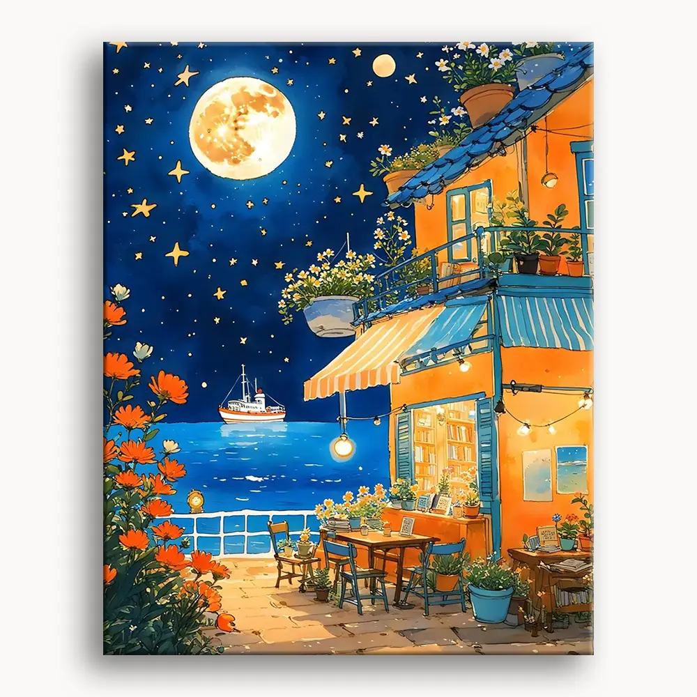 Happy Painting Exclusive DIY Paint by Number Kit Stress Relief Relaxation Toys Beginner Painting Kits Handicrafts with Lions Flowers & Birds Designs