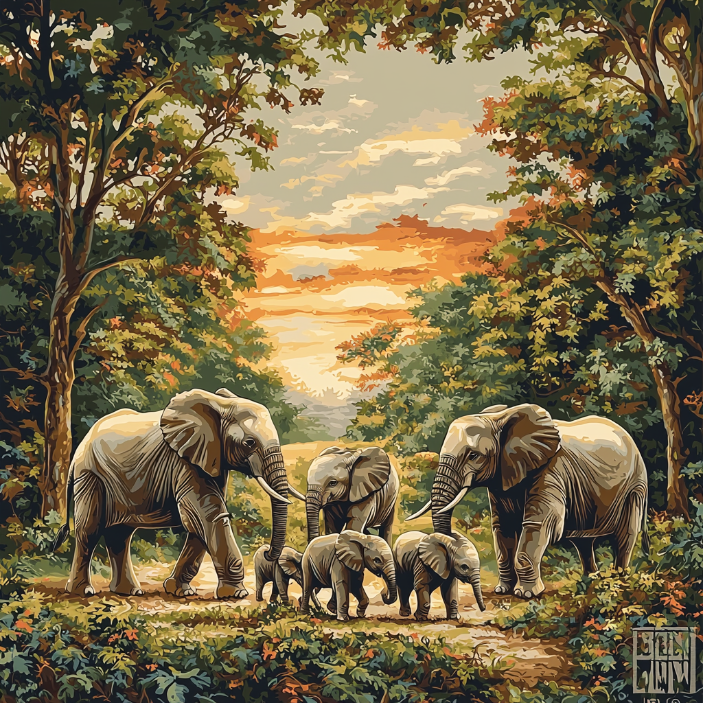 Robert Bateman Inspired Wildlife Encounters Paint By Number