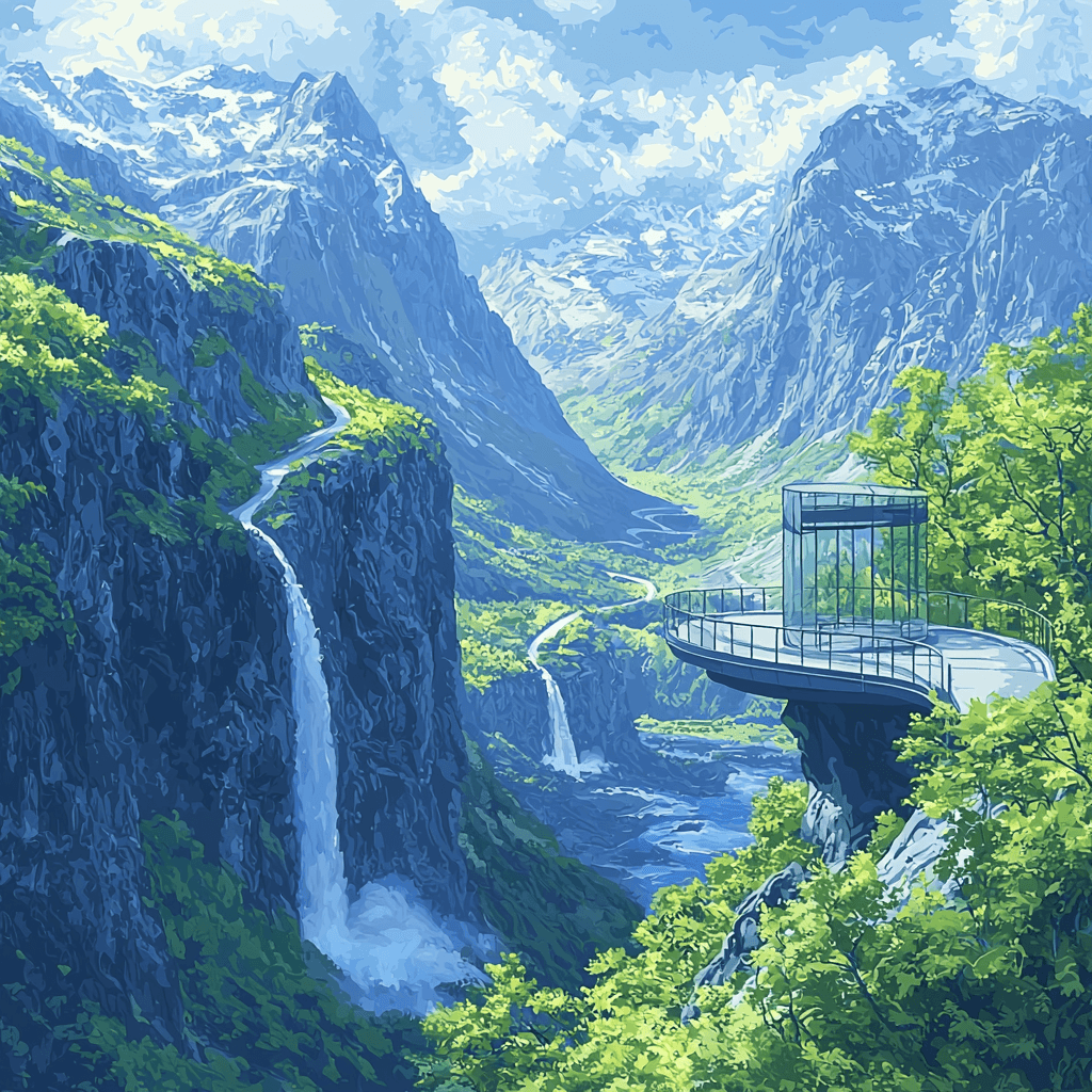 Trollstigen - Rauma Paint By Numbers Art