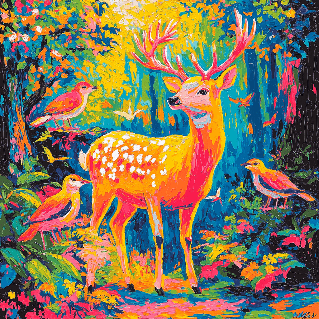 Franz Marc Inspired Guardians Of Nature Paint By Numbers Art