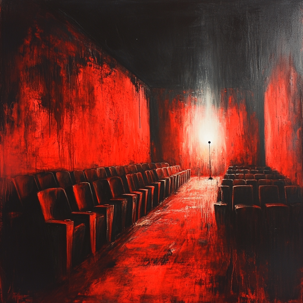 Francis Bacon Inspired Empty Theater Painting by numbers kit