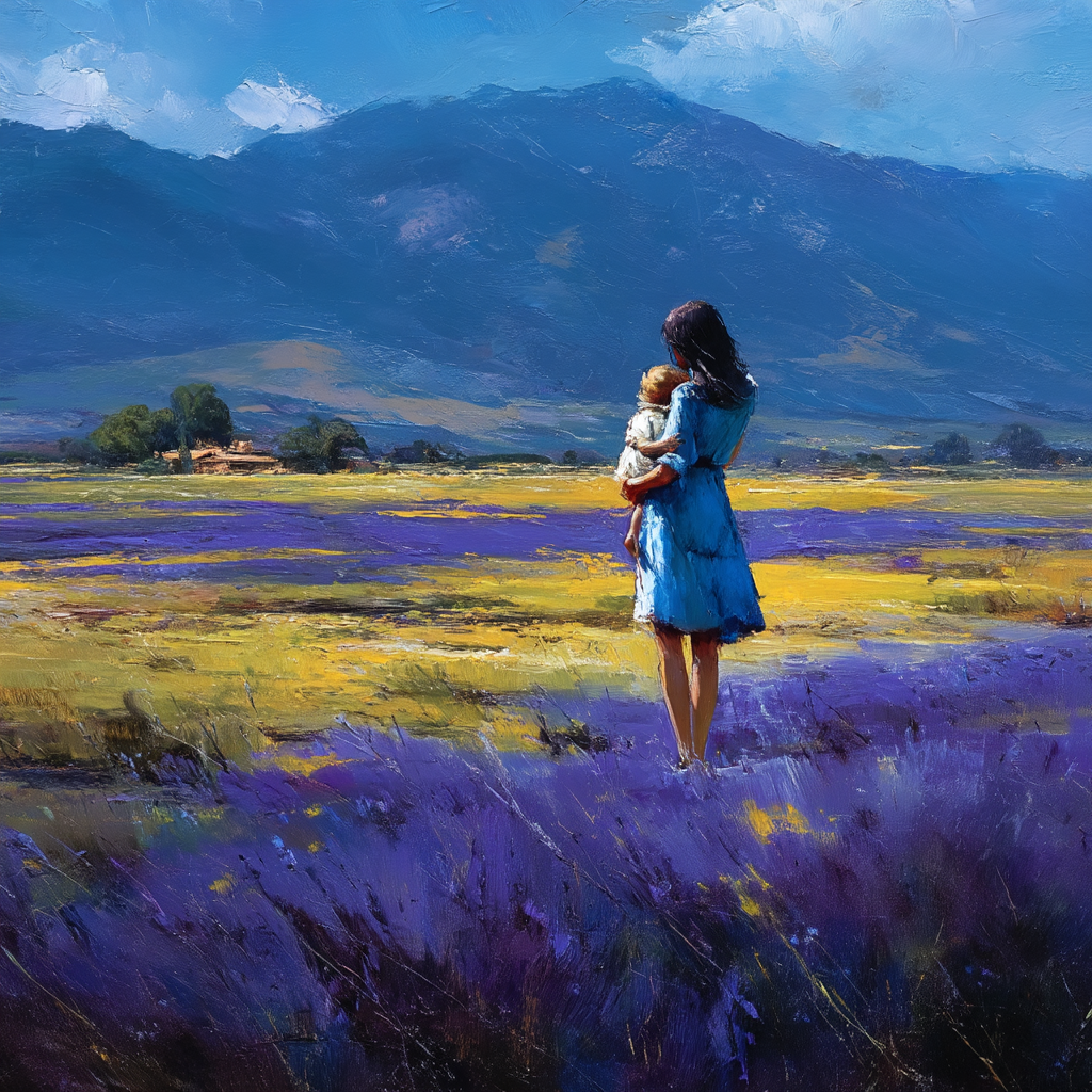 Lullaby In Lavender Fields Paint By Color