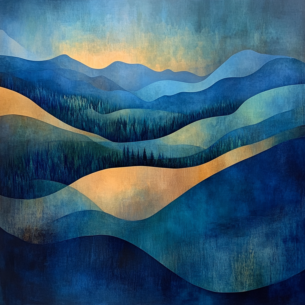 Max Ernst Inspired Surreal Dreamscape Number painting