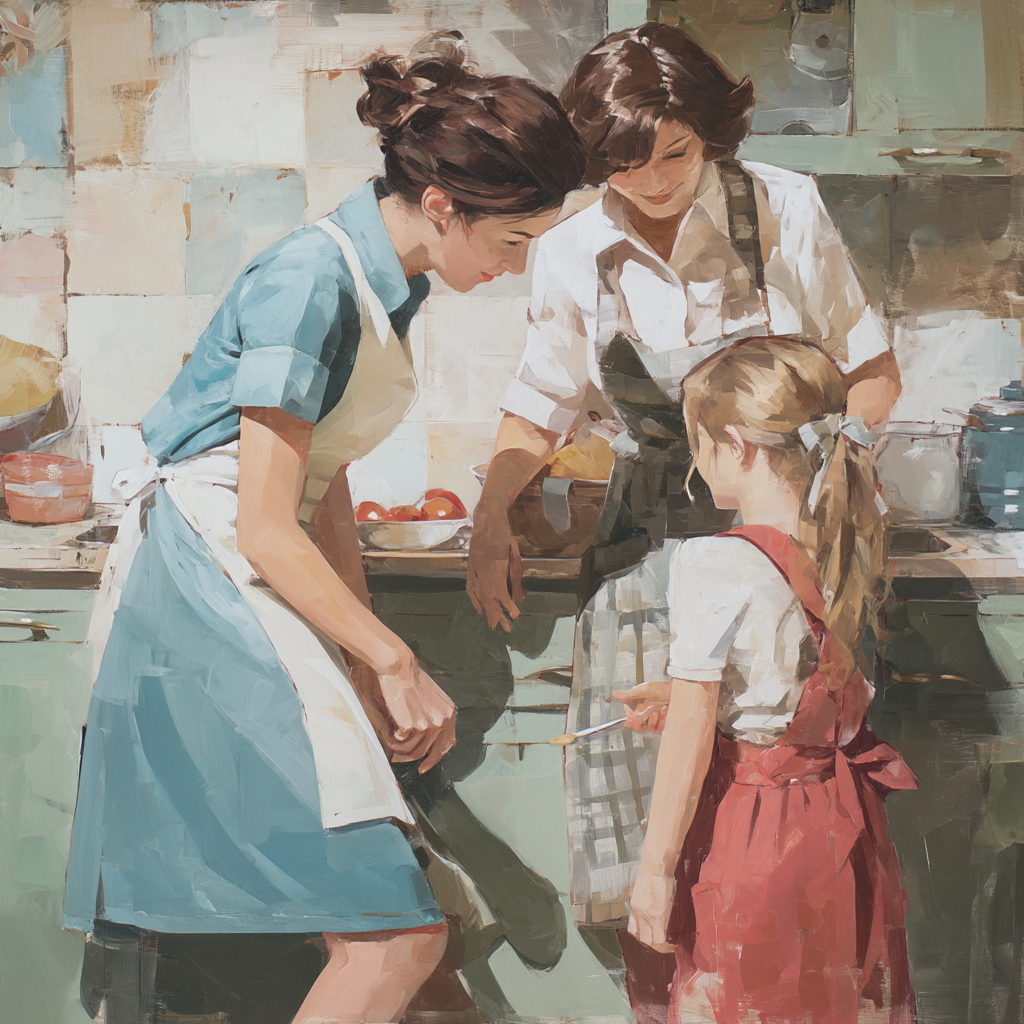 Mom's Love In Every Brushstroke Painting Number Kit