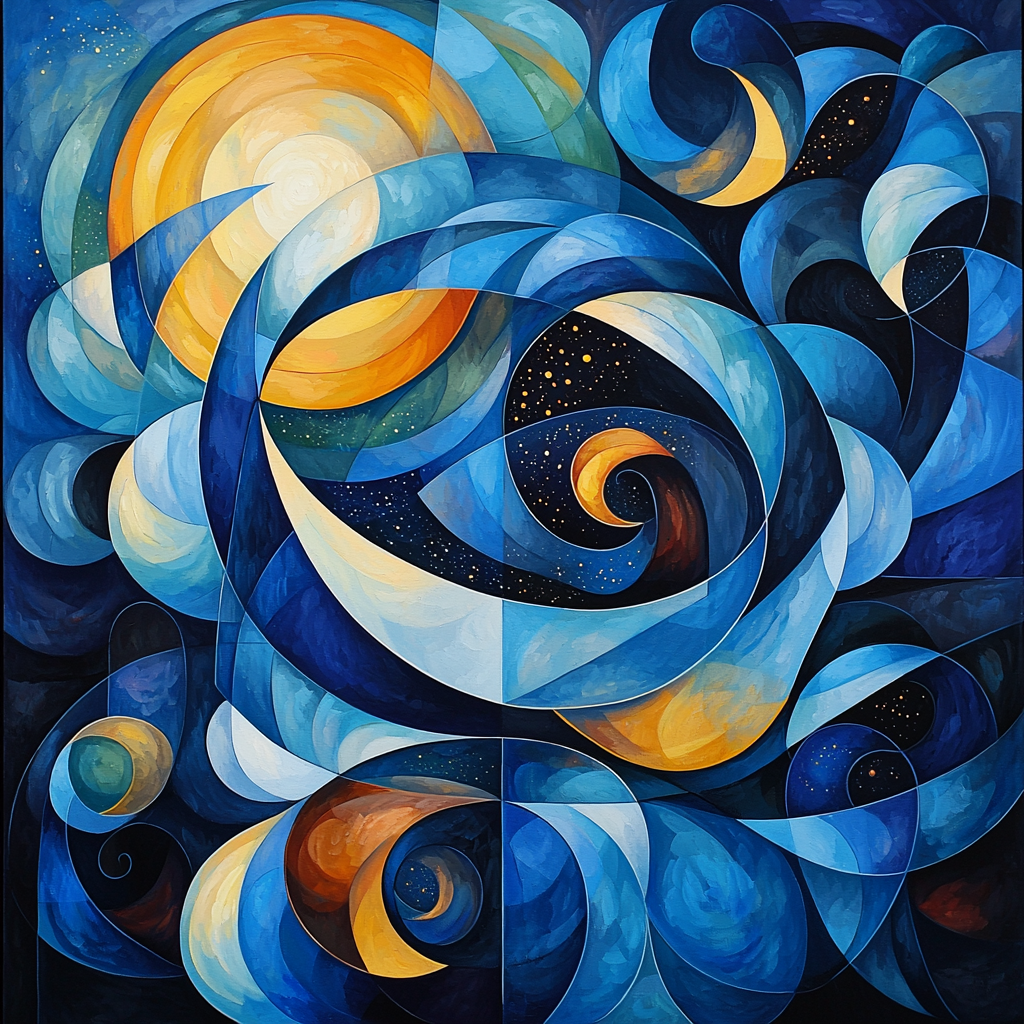 Paul Klee Inspired Melody Of The Cosmos Paint By Numbers