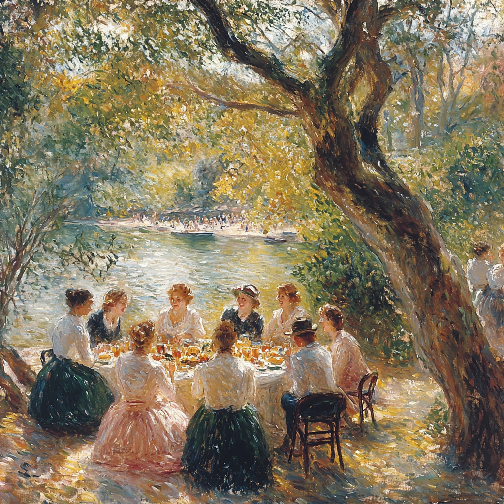 Pierre-Auguste Renoir Inspired Timeless Friends Paint By Numbers