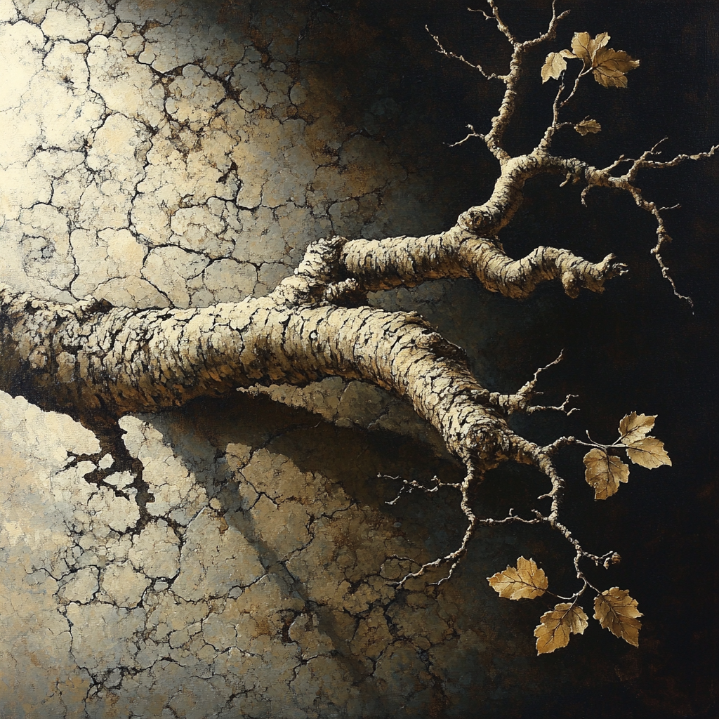 Caravaggio Inspired Moonlit Oak Branch Paint by numbers kits