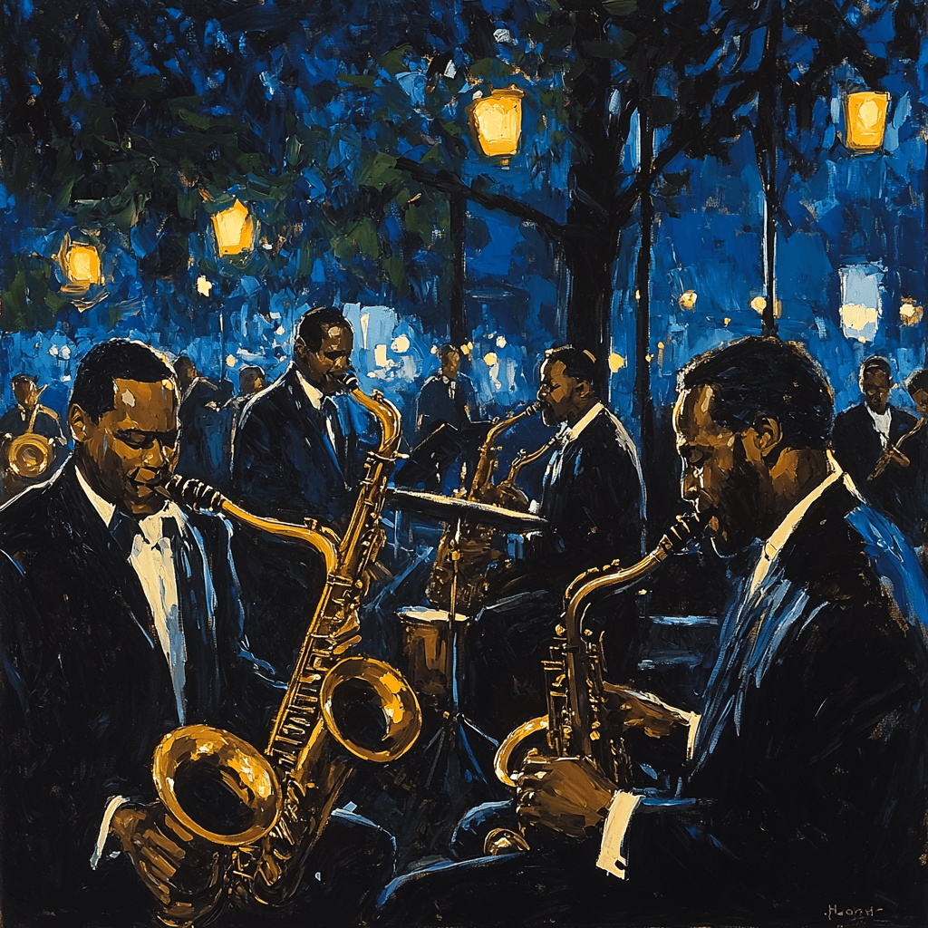 Edward Hopper Inspired Jazz Serenade In Blue Paint By Numbers