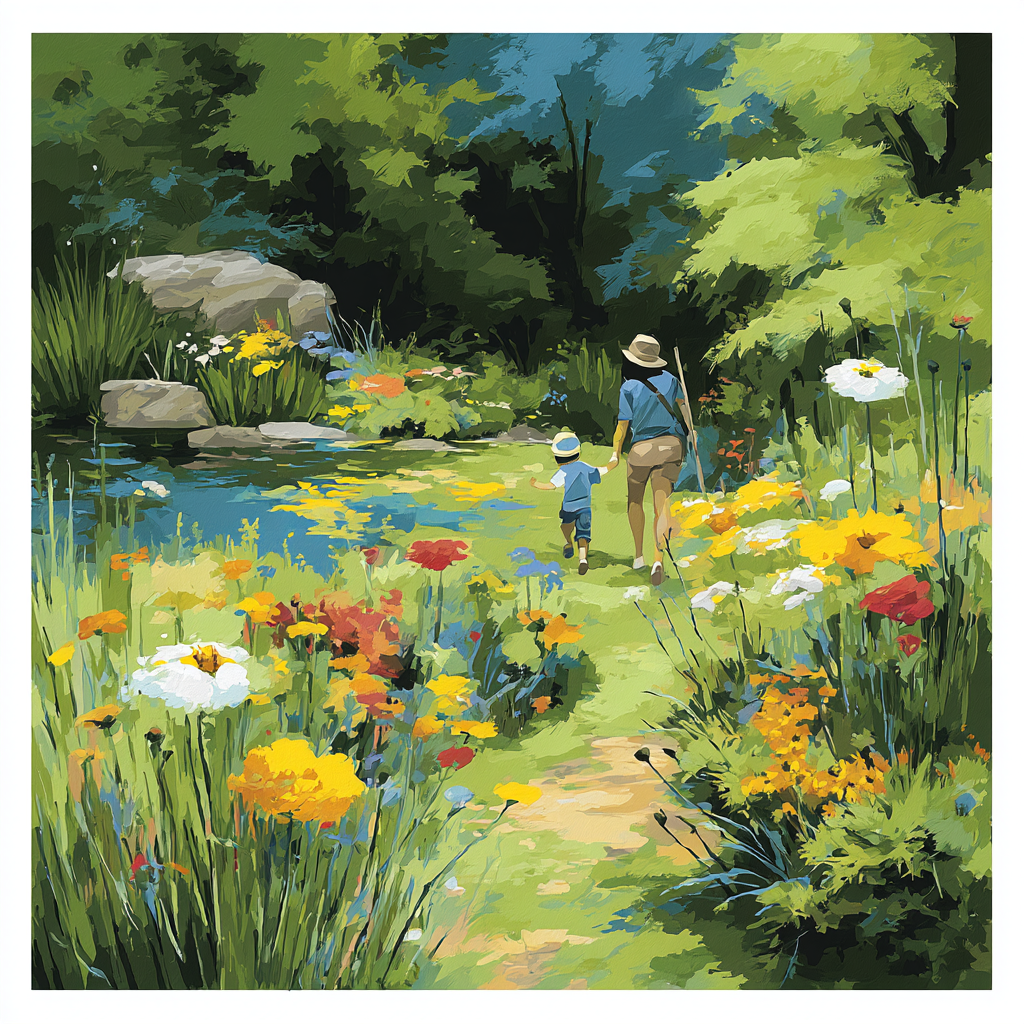 Mom's Secret Garden Number Painting