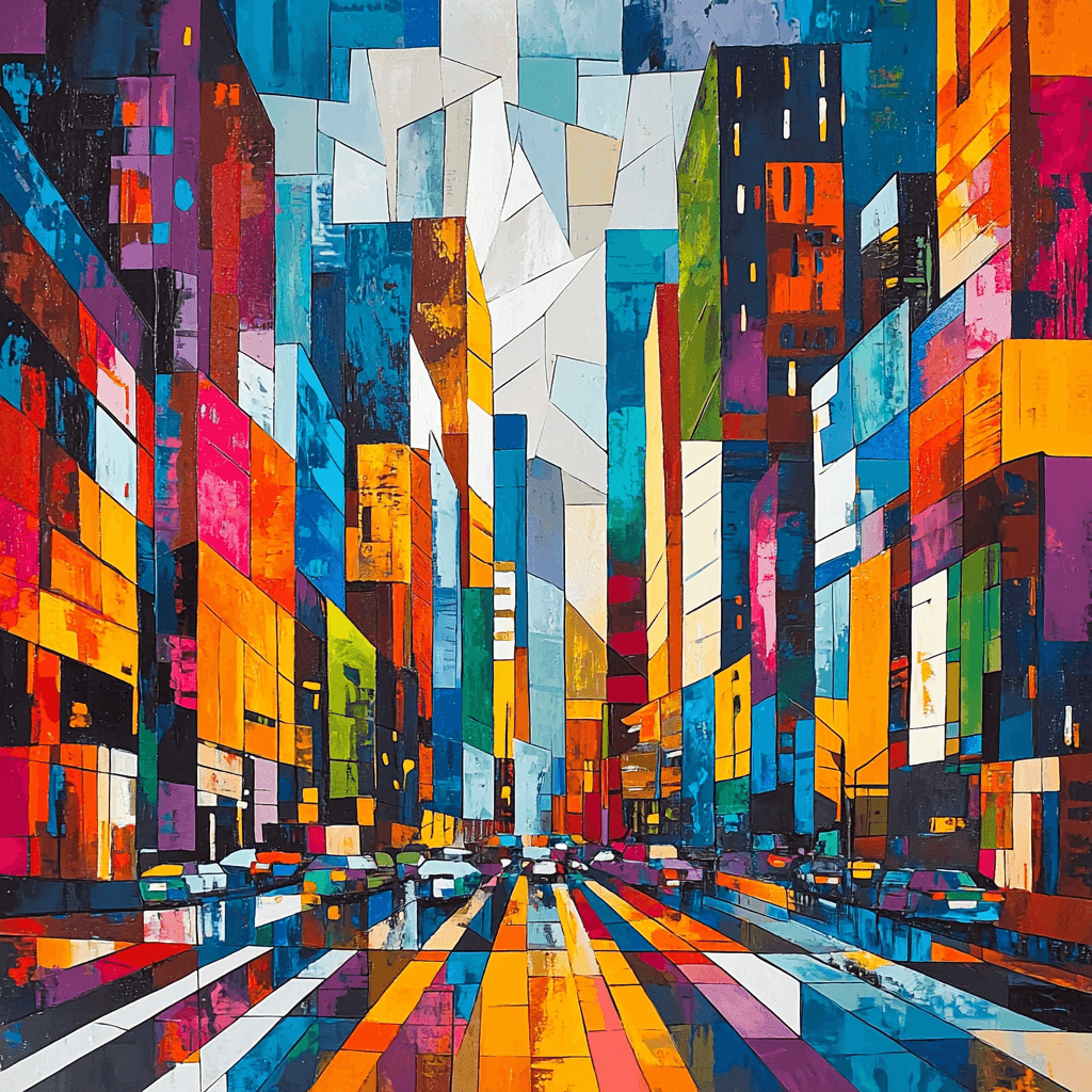 Pablo Picasso Inspired Picasso's City Dreams Numbered Painting Kits