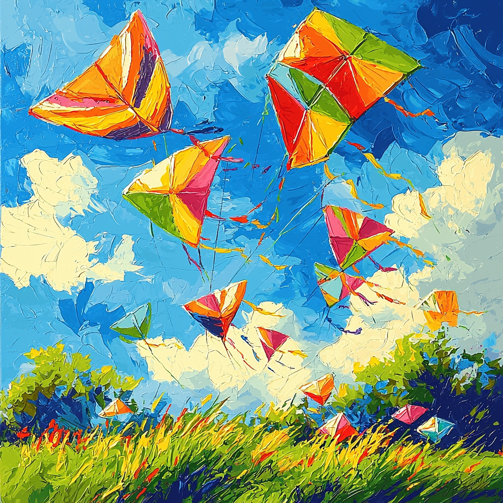 Mother And Child In Flight Paint By Color