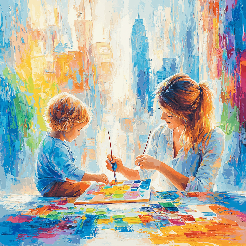 Treasured Moments Together Painting Number Kit