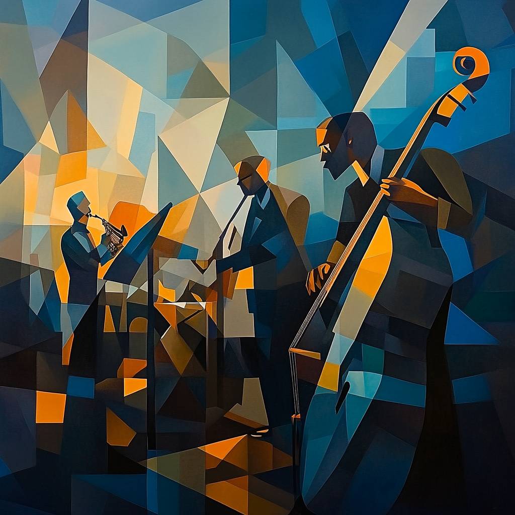 Picasso Inspired Jazz Night DIY paint by numbers