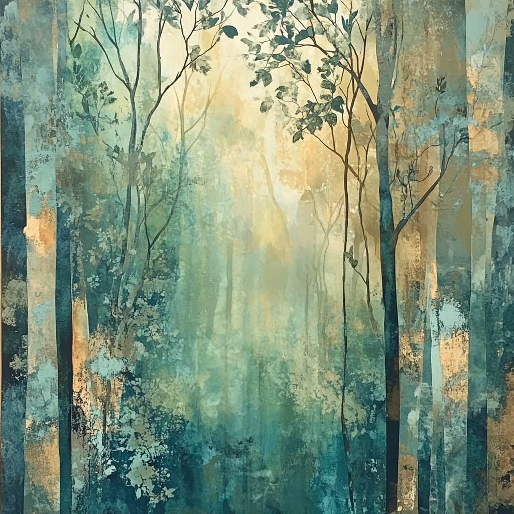 Max Ernst Inspired Enchanted Woodland Whispers Paint by numbers kits