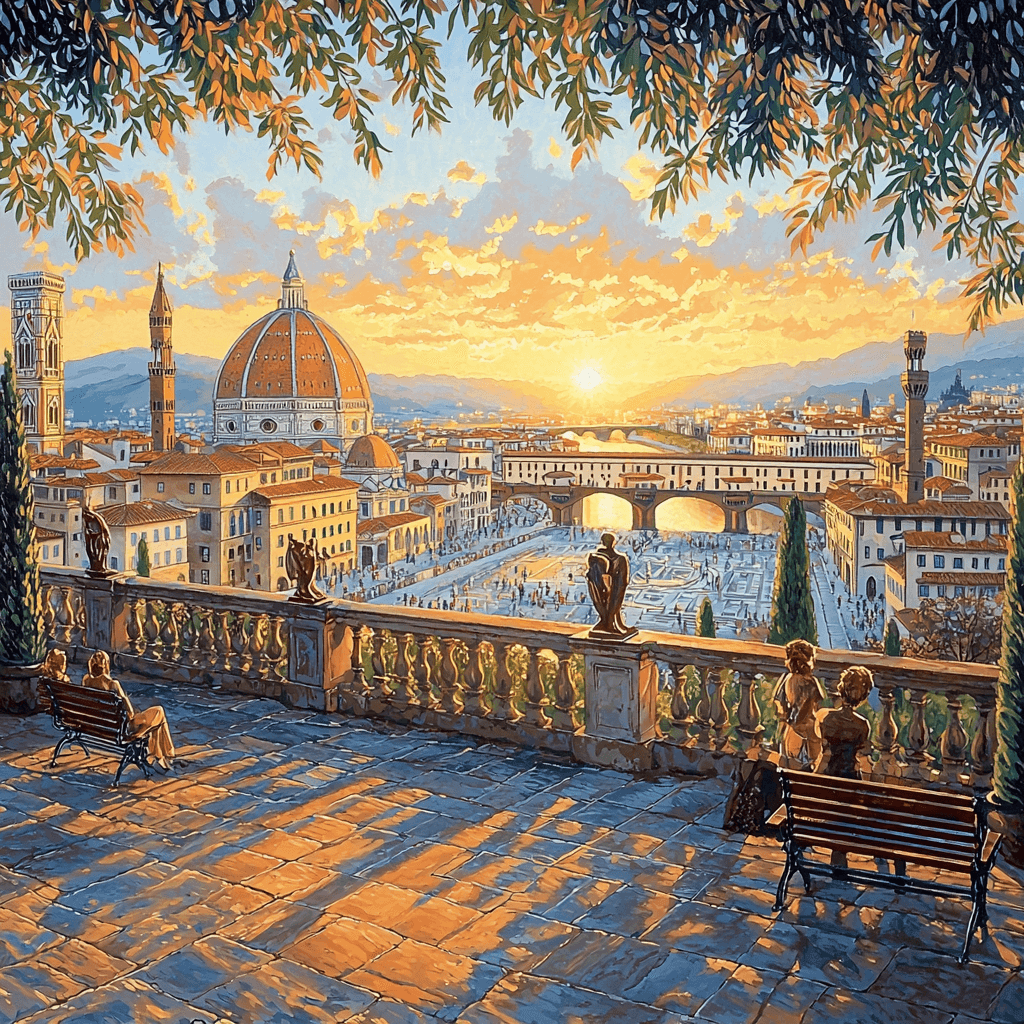 Piazzale Michelangelo - Florence Paint By Number