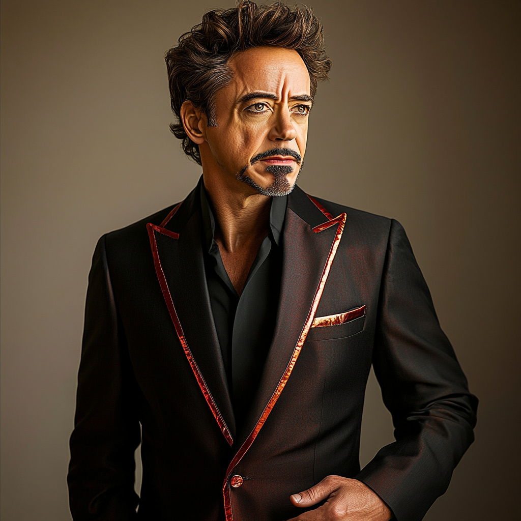Robert Downey Jr: The Iron Legacy In Quiet Steel Paint by numbers kits