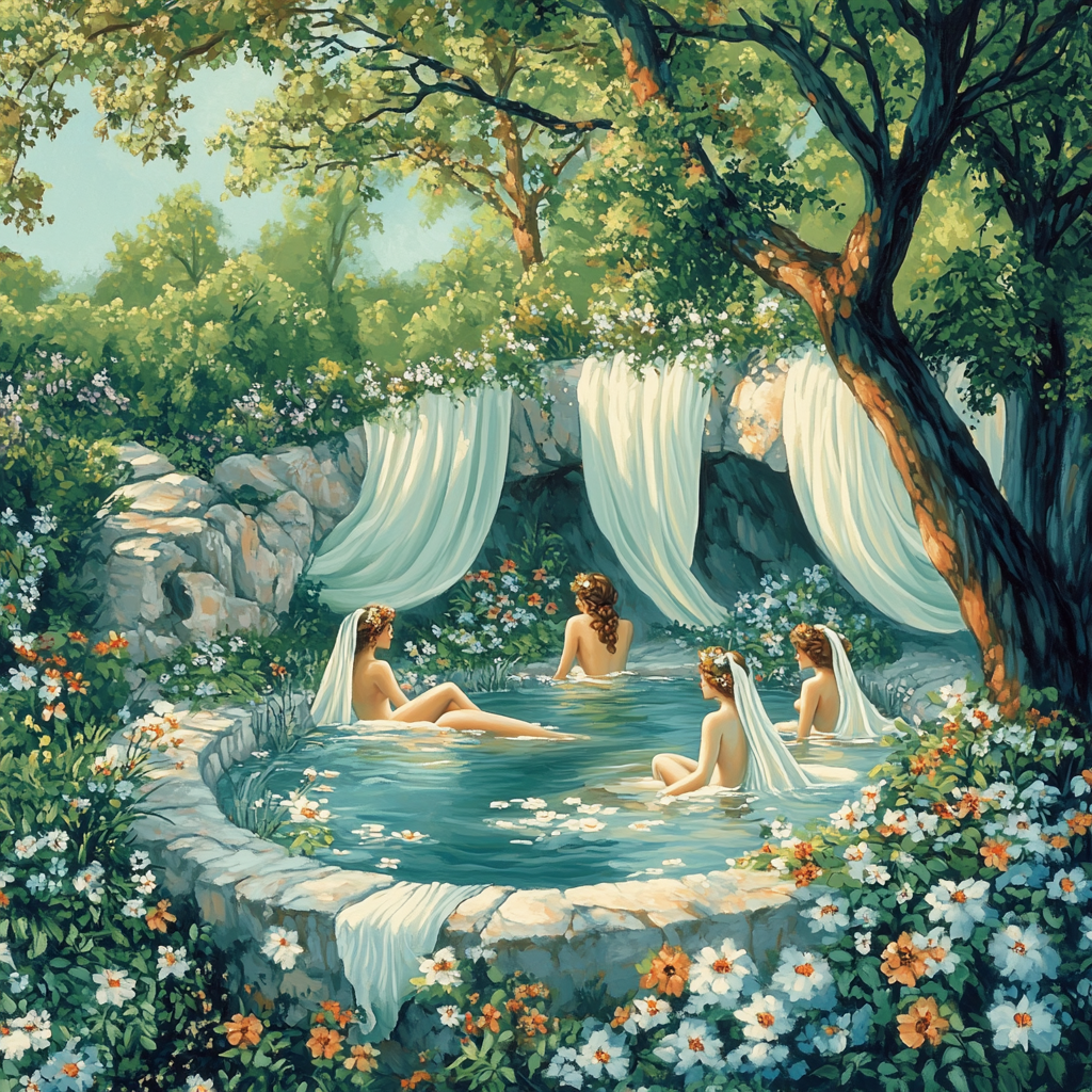 John William Waterhouse Inspired Mythical Nymphs Painting by numbers kit