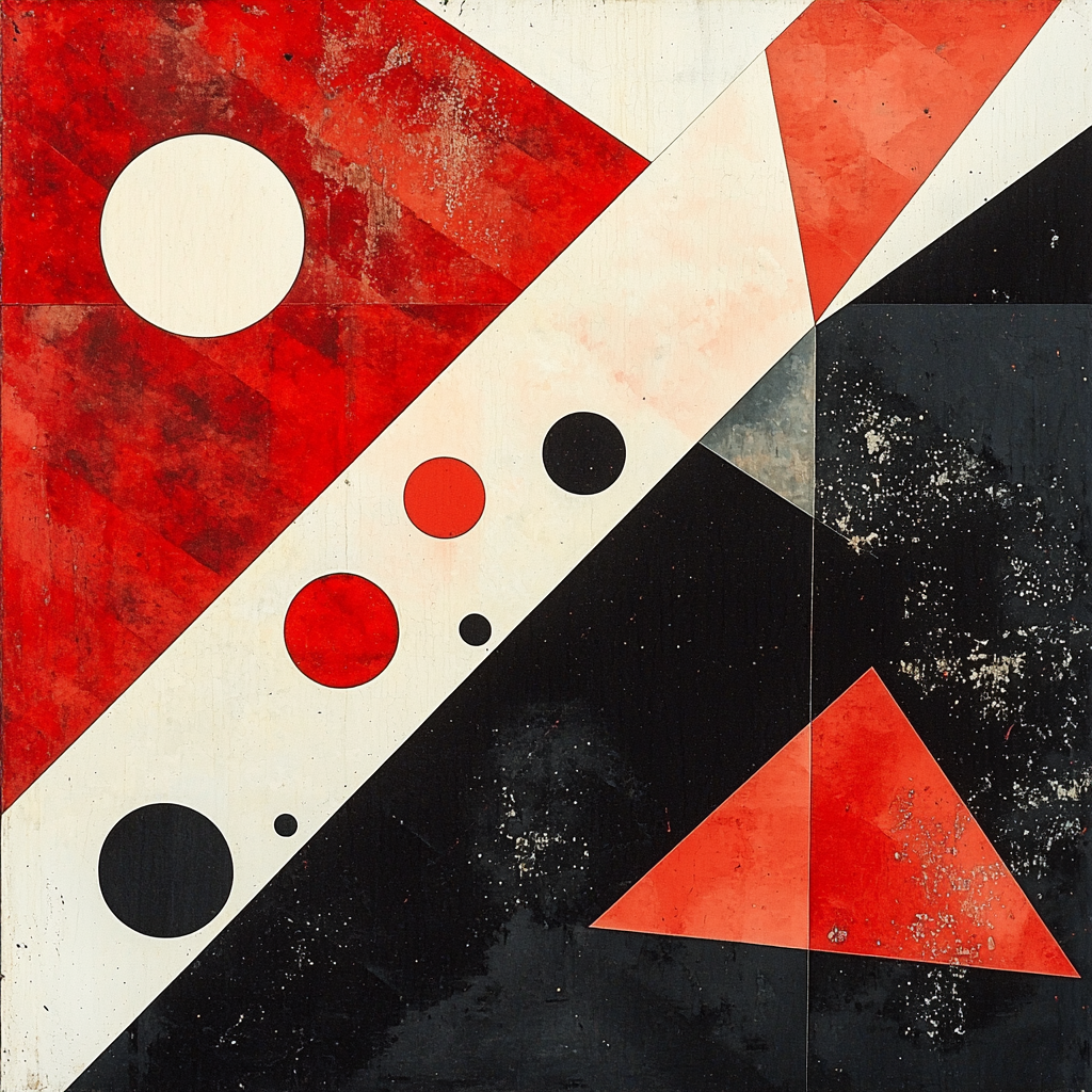 Kazimir Malevich Inspired Transcendental Shapes Paint By Numbers Kits