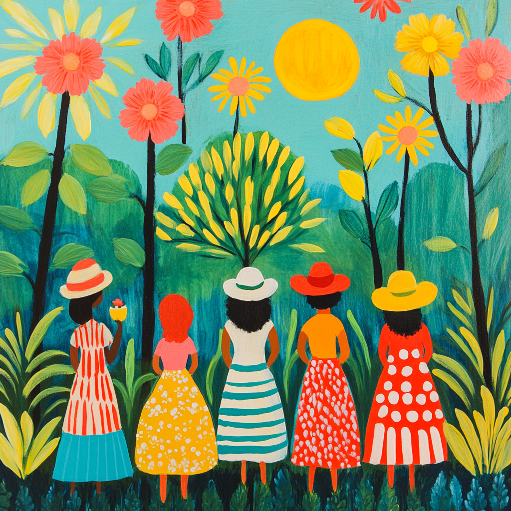 Henri Matisse Inspired Garden Party Paint by numbers art