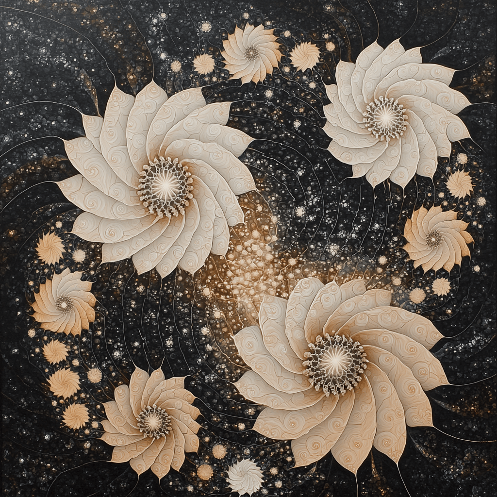 M.C. Escher Inspired Fractal Harmony Numbered Painting Kits