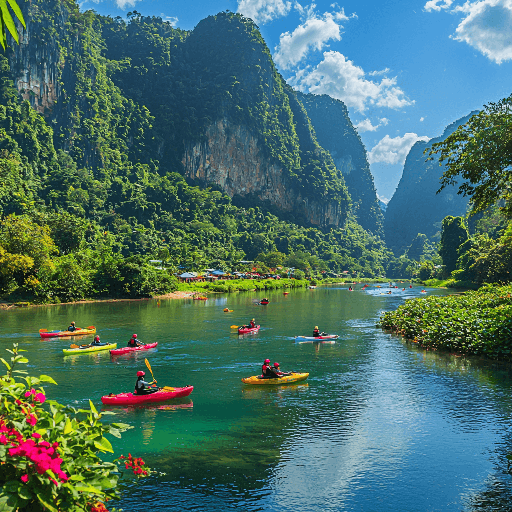 Vang Vieng Paint By Color