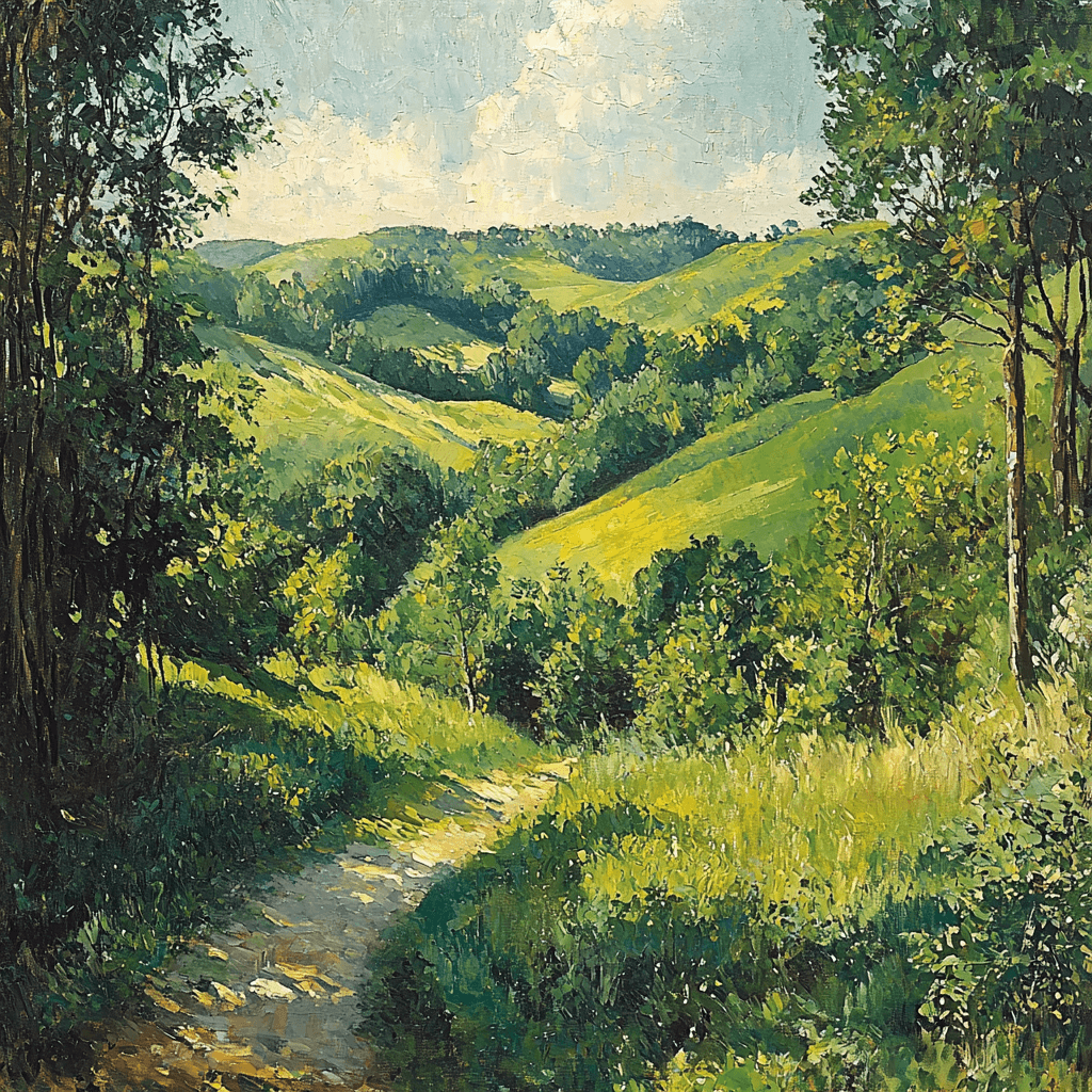 Paul Cézanne Inspired Whispers Of Verdant Valleys Paint By Numbers