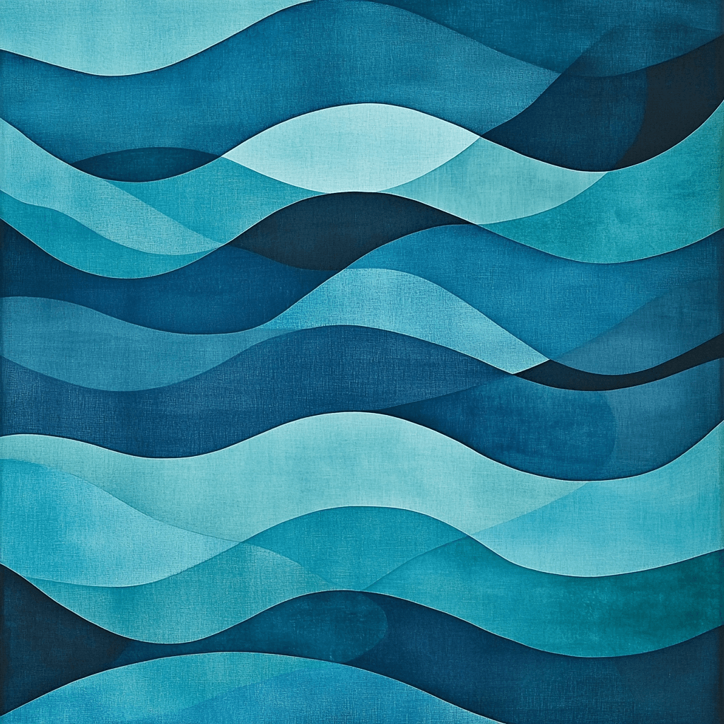 Paul Cézanne Inspired Harmonious Waves Of Color Paint By Numbers