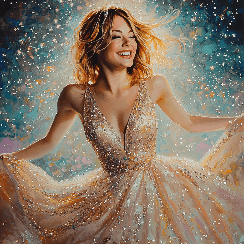 Emma Stone: The Sparkling Star Of Versatility Painting Number Kit