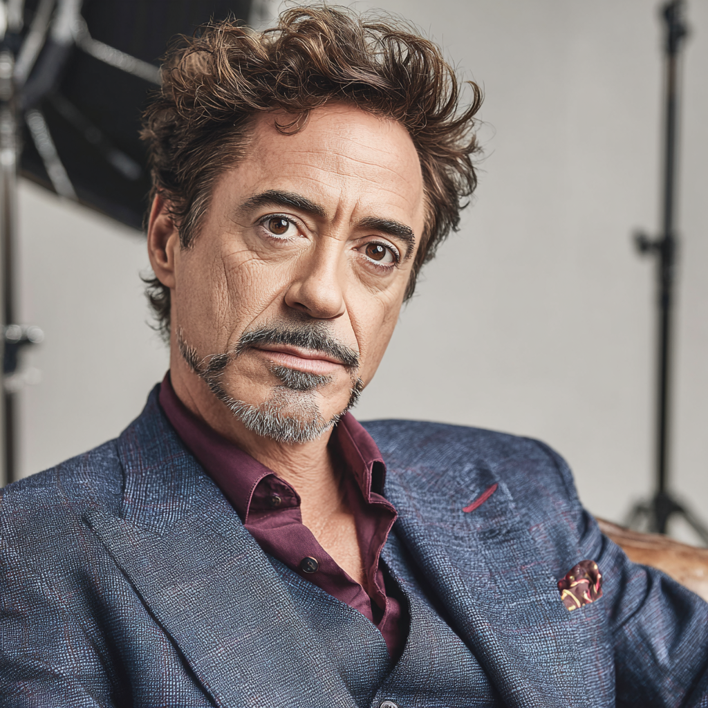 Robert Downey Jr.: Forging The Ironed Elegance DIY paint by numbers