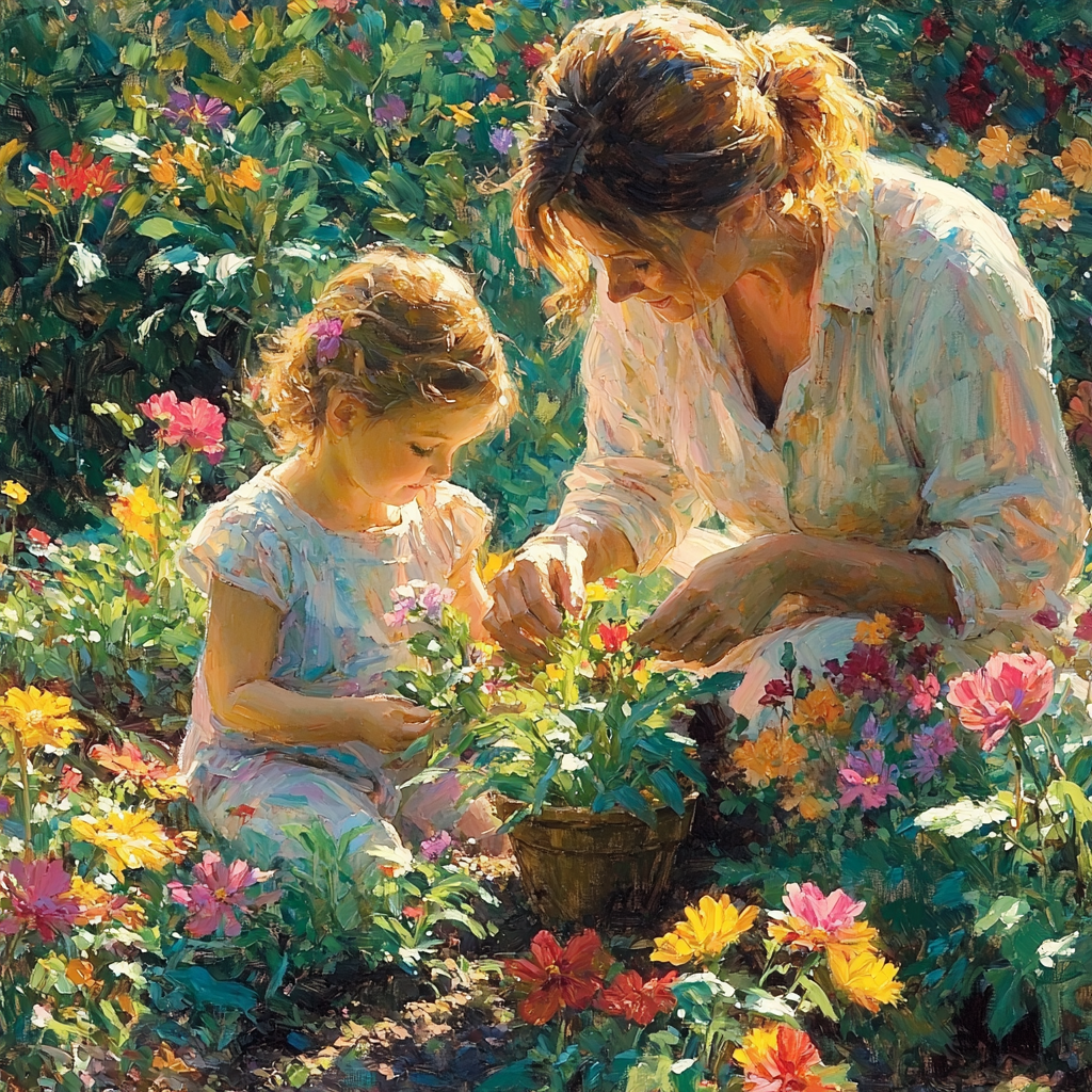 Together We Bloom Painting By Numbers Kit