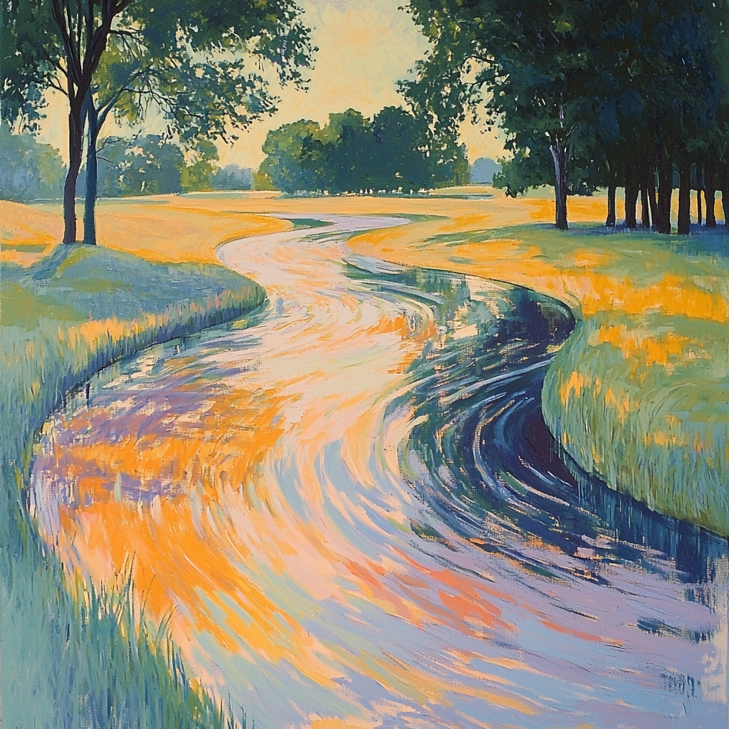 Edgar Degas Inspired Fluid Movements Of Nature Paint By Numbers