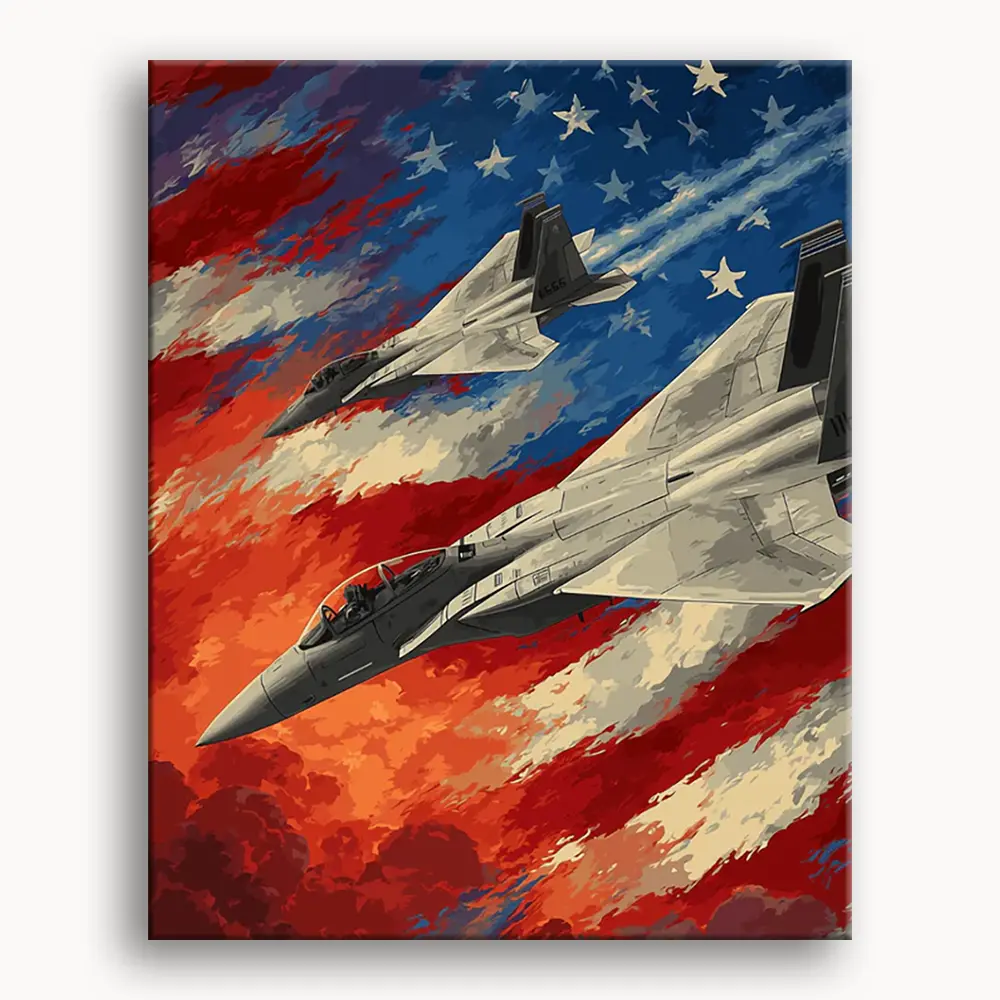 Happy Painting Exclusive DIY Paint by Number Kit Stress Relief Relaxation Toys Beginner Painting Kits Handicrafts with Lions Flowers & Birds Designs