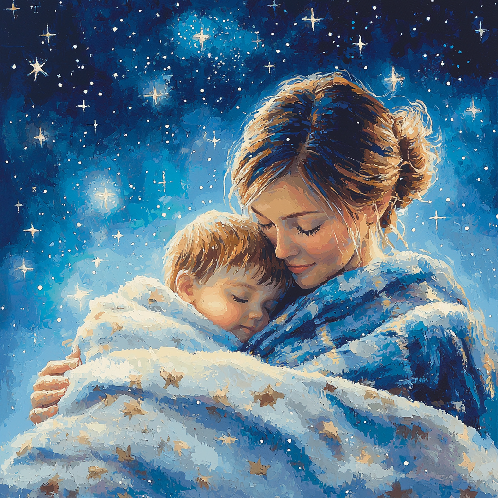 Cuddle Under The Stars DIY Paint By Numbers