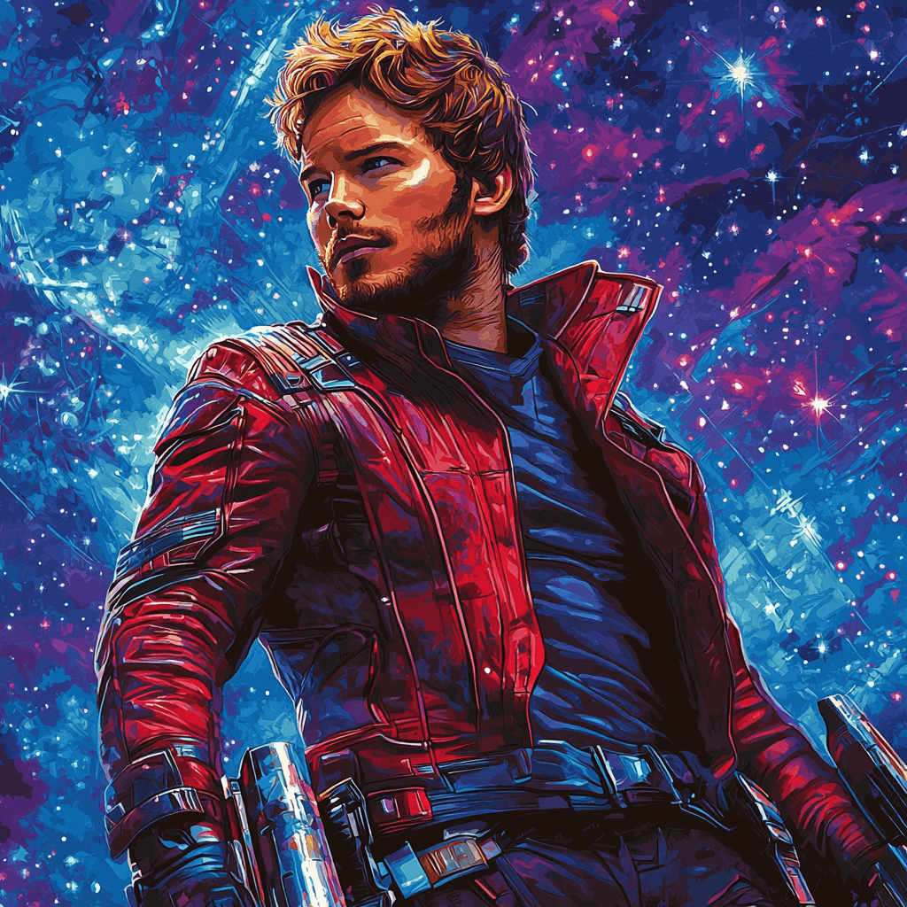 Chris Pratt: From Star-Lord To Daring Adventurer Painting By Numbers Kit