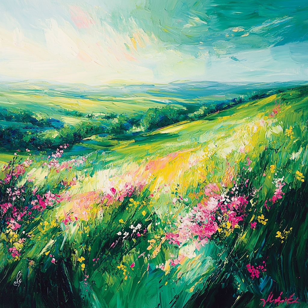 Paul Cézanne Inspired Awakening Fields Paint By Numbers