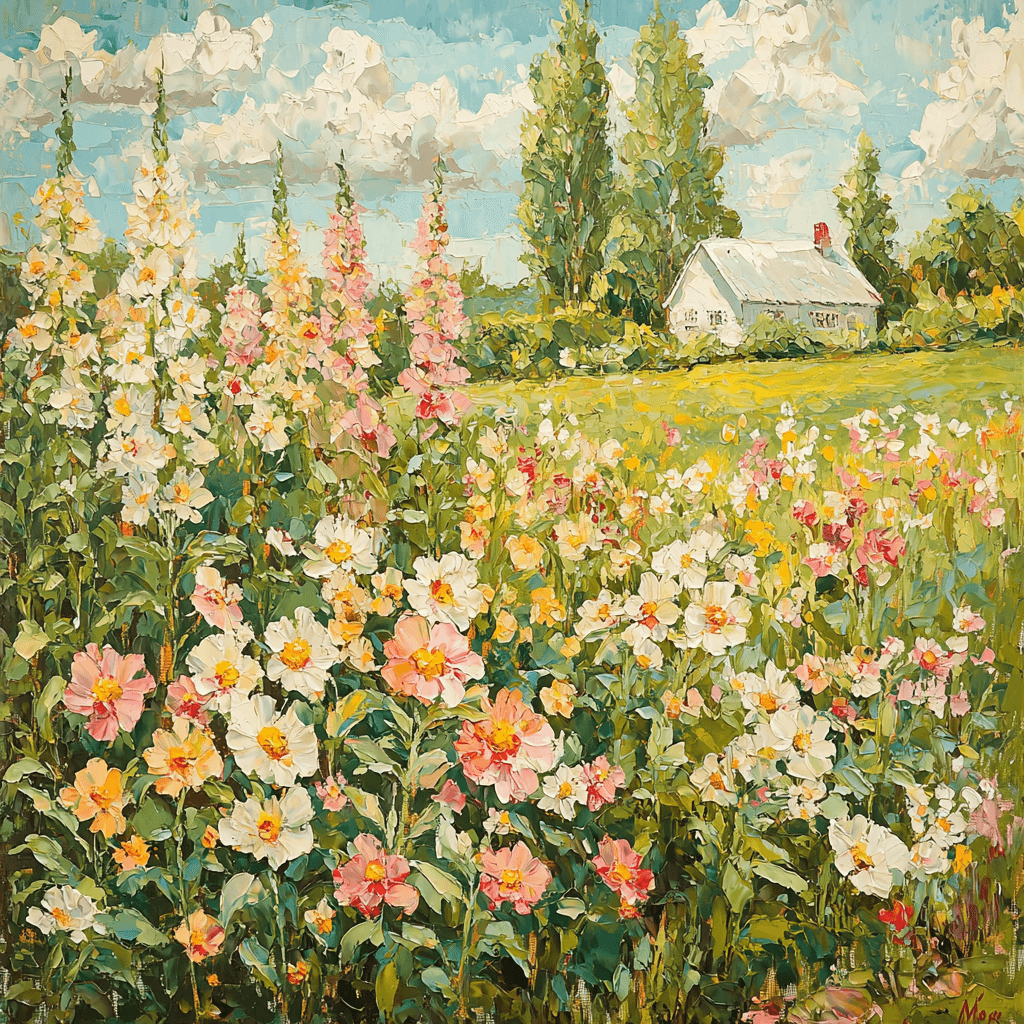 Claude Monet Inspired Summer Meadow Melody Paint By Color