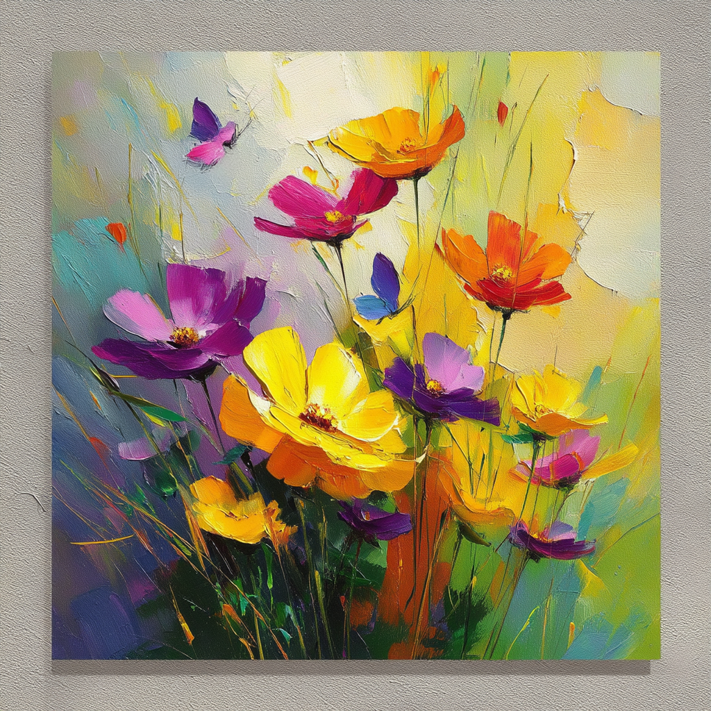 Exploring The Garden Number Painting