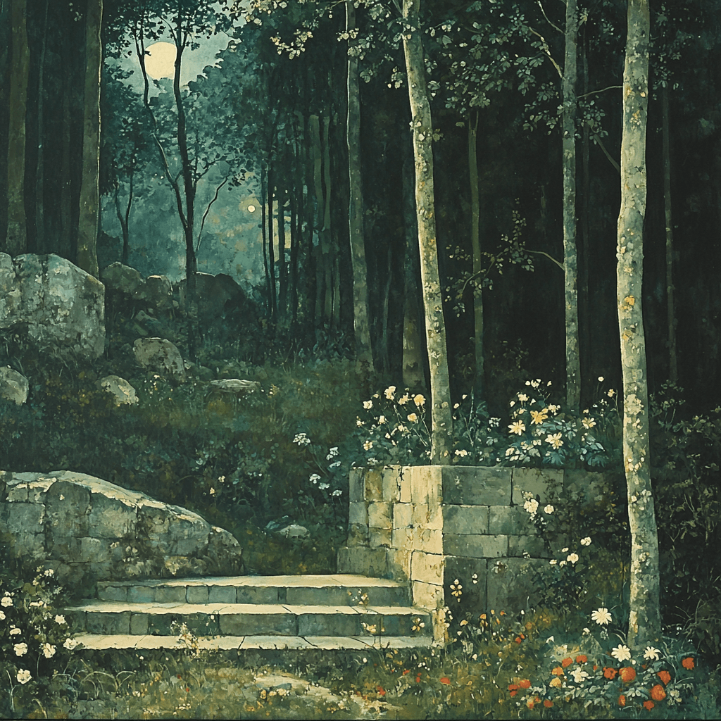 John William Waterhouse Inspired Mystical Woodland Enchantment Painting Number Kit